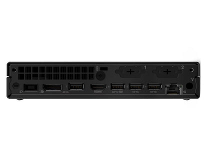 The Lenovo ThinkCentre M90q Gen 5 Tiny is a compact powerhouse designed for professional environments. Powered by an Intel Core i7-14700 processor with 20 cores and up to 5.4GHz Max Turbo Frequency, it delivers seamless multitasking and high-performance computing. With 16GB DDR5 RAM, a 512GB PCIe Gen4 SSD, and Windows 11 Pro, this system is ideal for business use where reliability, speed, and security are critical.