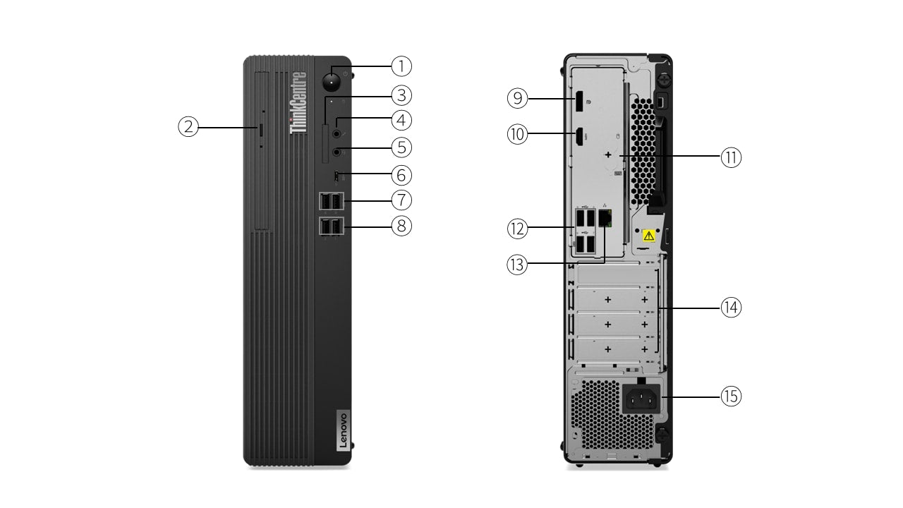 Lenovo ThinkCentre M70s Gen 5 SFF i3-14100 8 Go SSD 256 Go W11P
