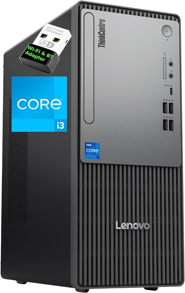 Ordinateur de bureau Lenovo ThinkCentre M70s Gen 5 : Intel Core i5, 8 Go de RAM, SSD 256 Go