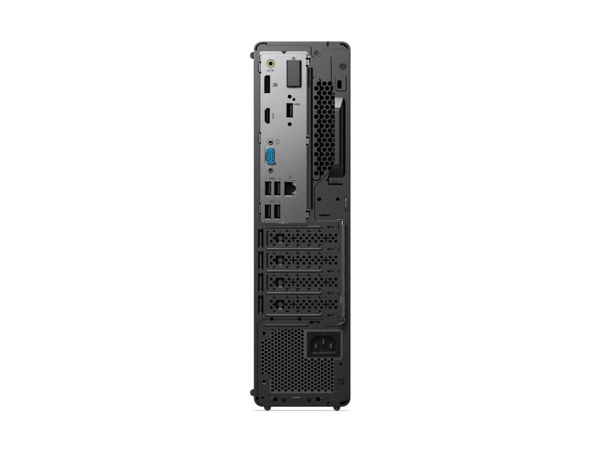 The Lenovo ThinkCentre neo 50s Gen 5 offers a compact desktop solution with serious performance: Intel Core i5-14400 processor, 16GB DDR5 memory, and a fast 256GB M.2 PCIe Gen4 SSD. Designed for professional productivity, this SFF PC includes Windows 11 Pro, integrated UHD Graphics 730, Wi-Fi 6E, and comprehensive I/O including HDMI, VGA, and USB-C with 15W fast charging.