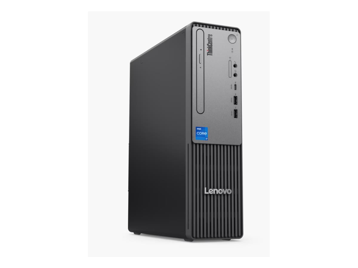 The Lenovo ThinkCentre neo 50s Gen 5 is a compact small form factor desktop powered by the Intel Core i7-14700 processor and backed by 16GB DDR5 RAM and a speedy 1TB PCIe Gen4 SSD. Ideal for demanding office environments, it comes pre-installed with Windows 11 Pro and includes Intel UHD Graphics 770, Wi-Fi 6E AX211, Bluetooth 5.3, and a DVD±RW drive. Designed for efficiency and enterprise-grade security, this system is ready for modern workplace applications.