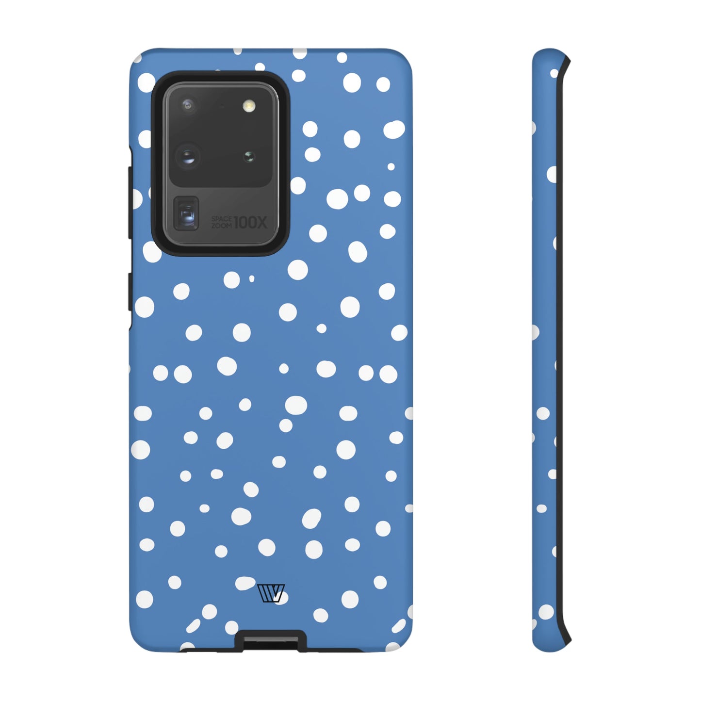 DUSTY BLUE DOTS | Tough Phone Case