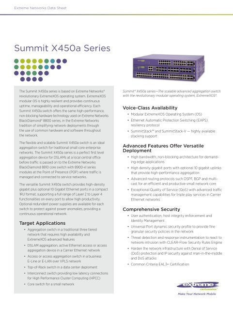 EXTREME NETWORK SummitStack/UniStack Stacking Cable 3.0M