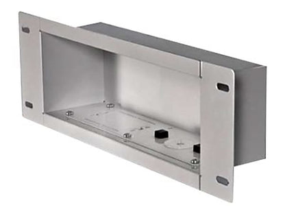 Peerless IBA3-W In-Wall Cable Management Box, White, Epoxy Steel
