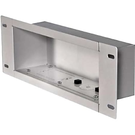 Peerless IBA3-W In-Wall Cable Management Box, White, Epoxy Steel