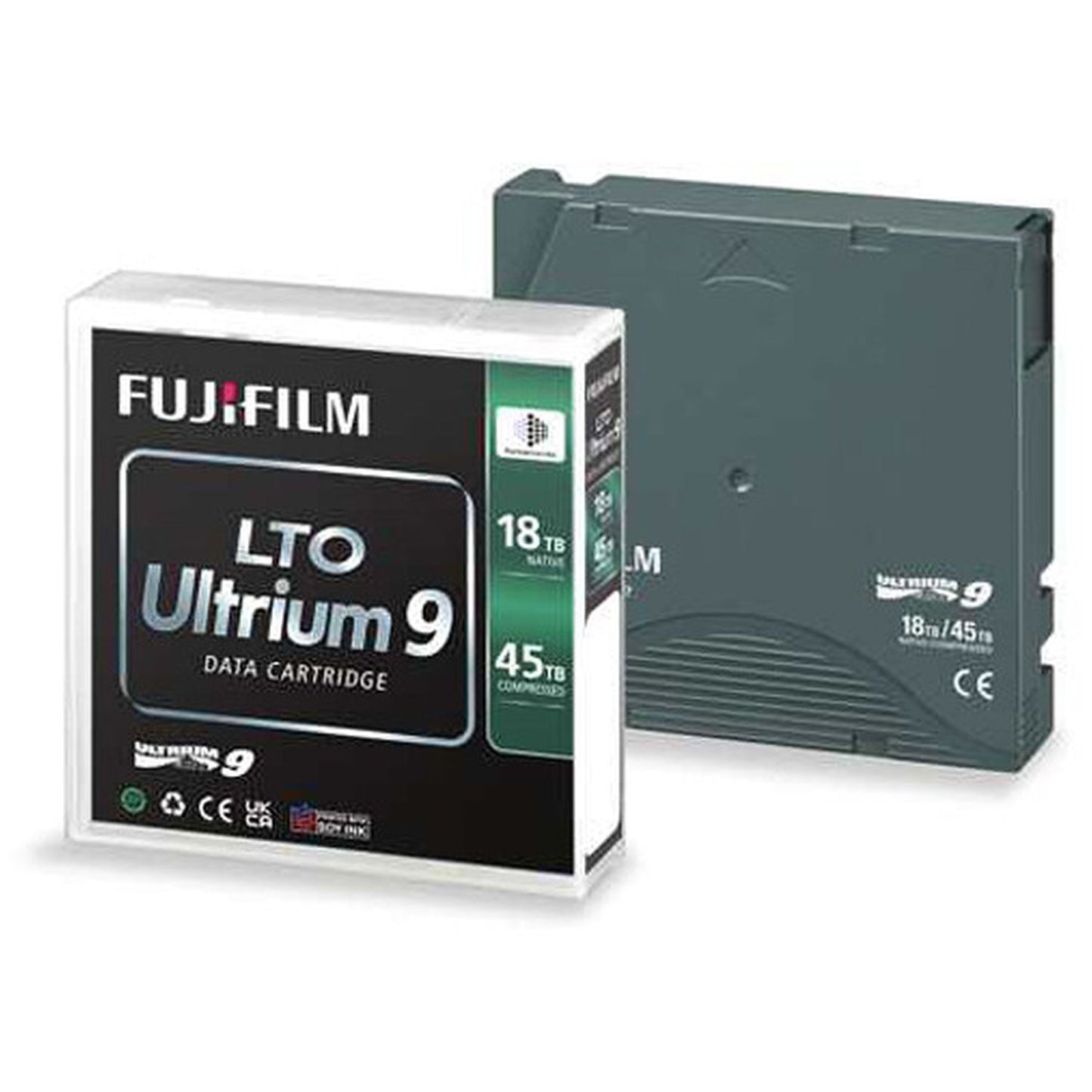 FUJIFILM LTO Ultrium 9 Data Cartridge with Case, 18/45TB Capacity