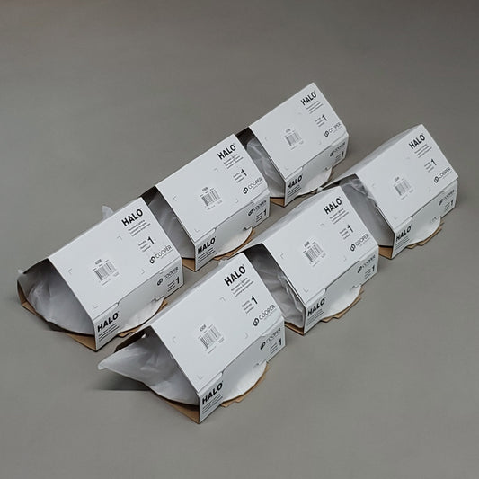 HALO LIGHTING 6-PACK! Coilex Baffle Inserts Slope 6" All White 456W (New)