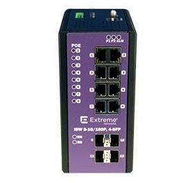 Commutateur Gigabit PoE+ 8 ports Extreme Networks ISW 16804, -40 °C à +75 °C