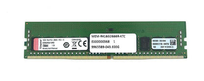 Kingston 16GB DDR4-2666MHz Reg ECC Single Rank Module