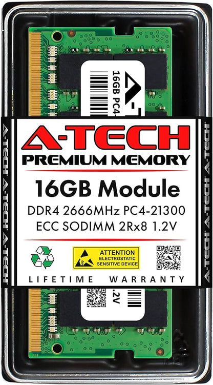 Kingston 16GB DDR4 2666MHz ECC SO-DIMM CL19 (KSM26SED8/16MR)
