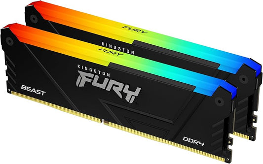 Kingston FURY Beast RGB 16GB DDR4 3200MT/s CL16 DIMM