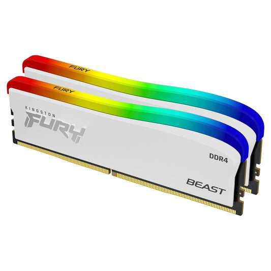 Kingston 16GB DDR4 3600MT/s CL17 FURY Beast RGB Kit (2x8GB)