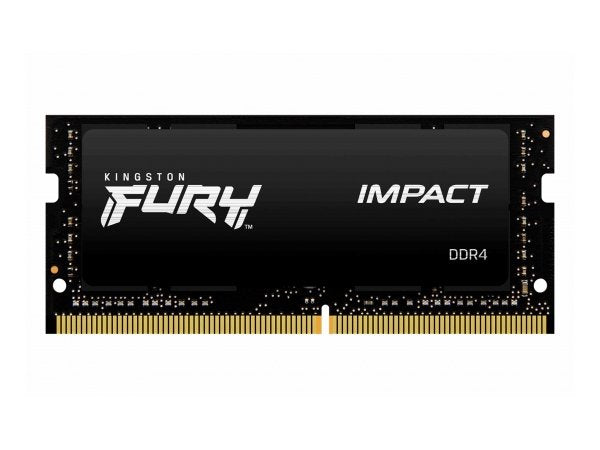 The Kingston 16GB 3200MHz DDR4 CL20 SODIMM FURY Impact delivers dependable high-speed performance for notebooks and small form factor systems. With a compact design and TAA compliance, it's ideal for both enterprise and government applications seeking reliable and certified memory upgrades.