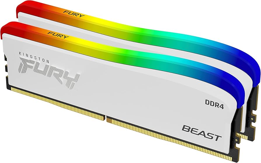 Kingston 16GB DDR4 3600MT/s CL17 FURY Beast RGB Kit (2x8GB)