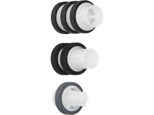 The Canon Exchange Roller Kit for CR-120/150 is a replacement consumable designed to maintain peak performance in Canon's CR-120 and CR-150 check scanners. Made in Japan and TAA compliant, this high-quality roller kit helps ensure smooth operation and extended device life with consistent feeding reliability over time.