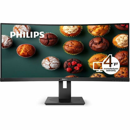 Moniteur LED WQHD incurvé Philips 346B1C 34" avec USB-C et TAA