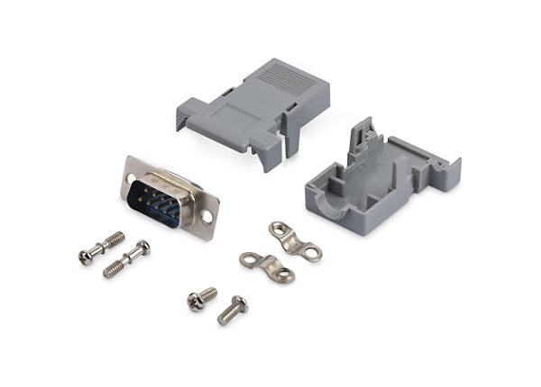 Connecteur D-SUB mâle DB9 à souder StarTech avec coque arrière en plastique