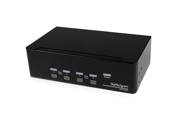 StarTech 4-Port Dual DVI USB KVM Switch, SV431DD2DUA