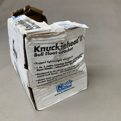 KRAFT TOOL Knucklehead ll Tilt Float Bracket 9 In. x 5 In. x 8 In. Gray CC296
