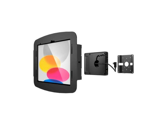 iPad 10th-11th (A16) Gen Space Enclosure Wall Mount Plus Hub Black