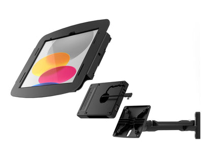 Support mural Space Enclosure pour iPad Pro 12,9 pouces avec hub noir