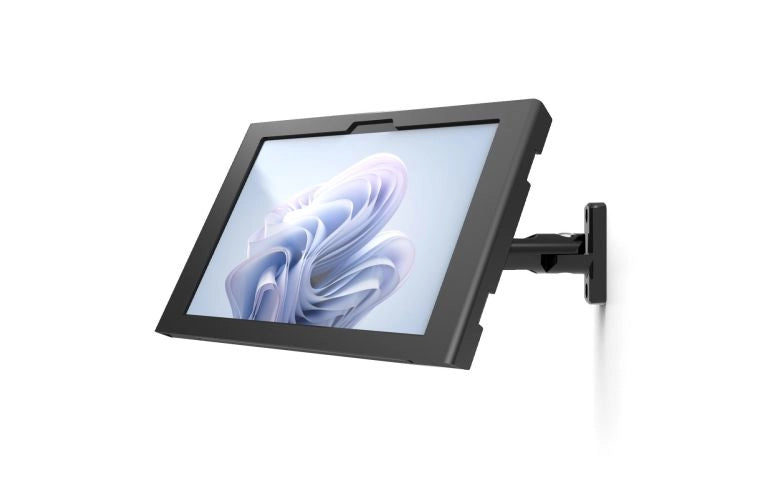 Boîtier mural COMPULOCKS Surface Go avec hub, noir