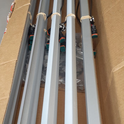 I2SYSTEMS (10 PACK) Indoor LED Linear Lighting System 48” with Wall Mounts E465738 (New)