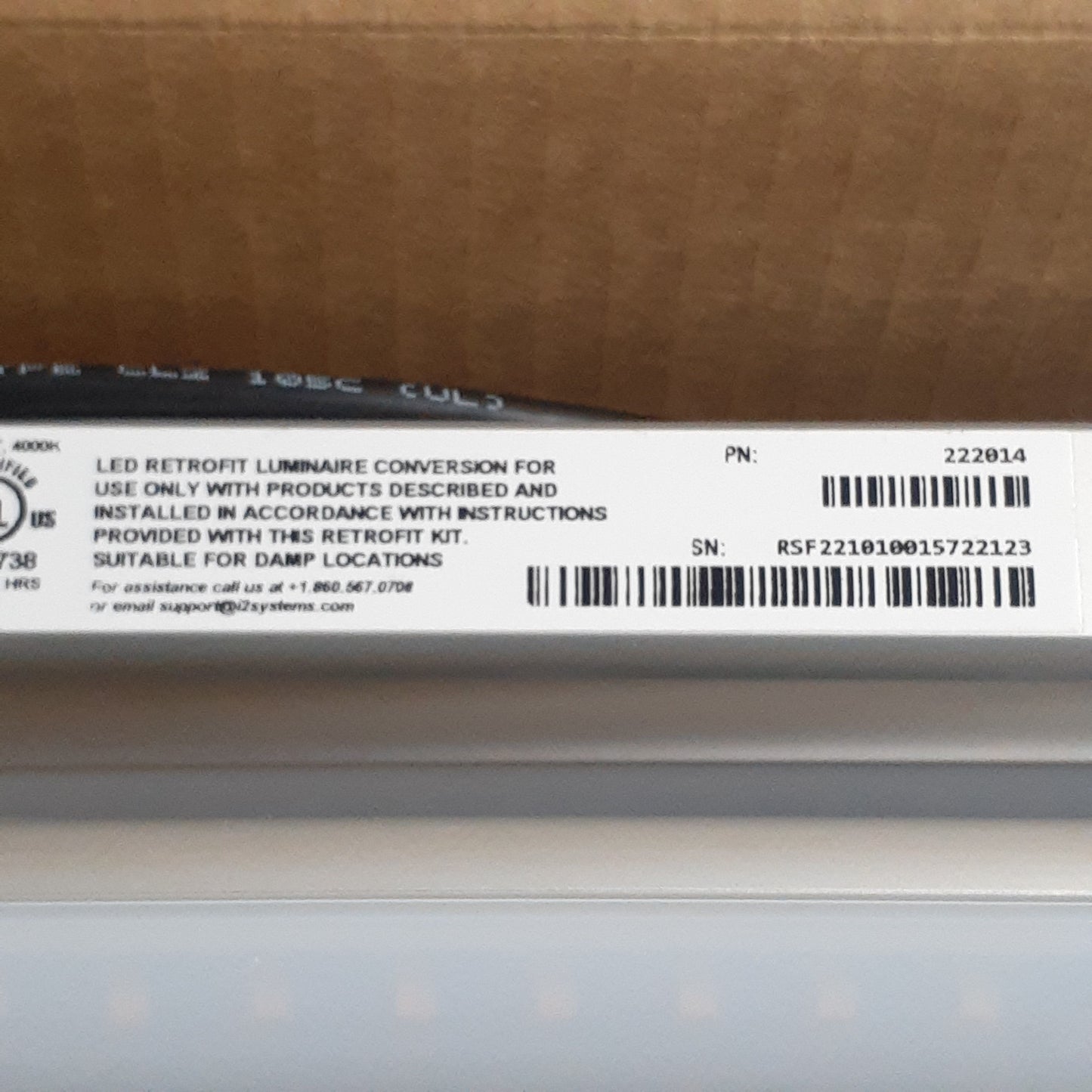 I2SYSTEMS (10 PACK) Indoor LED Linear Lighting System 48” with Wall Mounts E465738 (New)