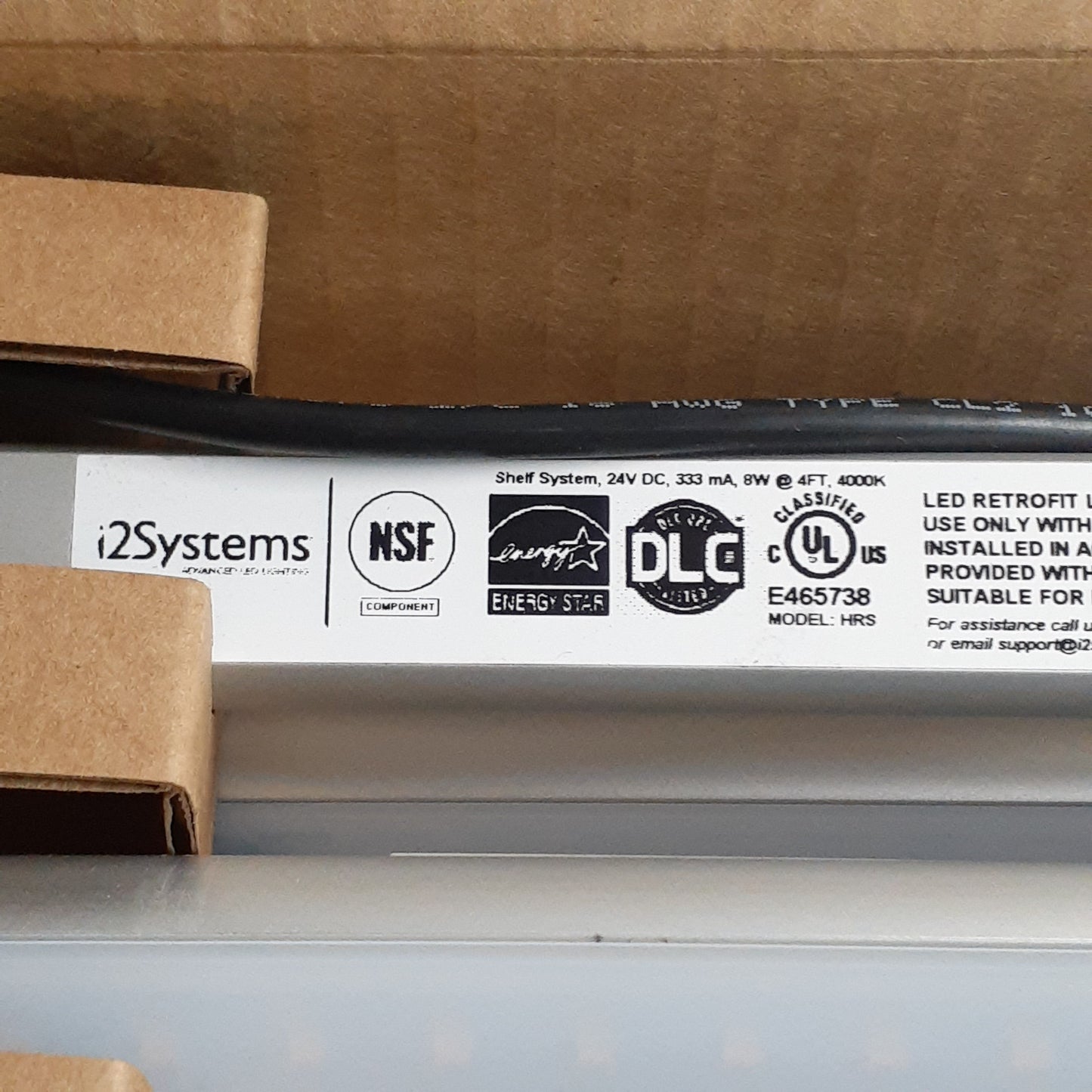 I2SYSTEMS (10 PACK) Indoor LED Linear Lighting System 48” with Wall Mounts E465738 (New)