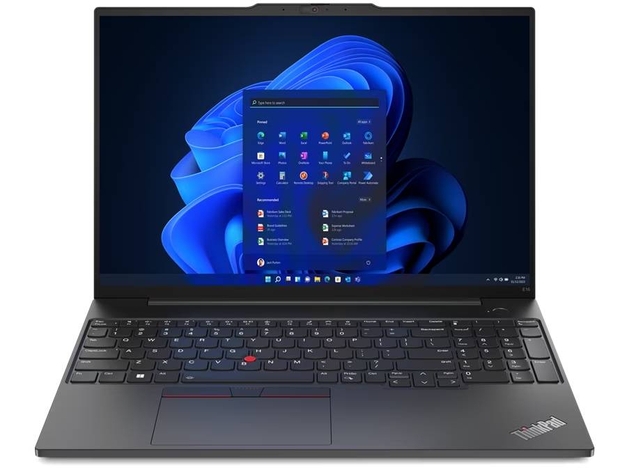 ThinkPad E14 Gen 6 delivers performance and reliability with an AMD Ryzen 7 7735U processor, 16GB DDR5 RAM, and a 512GB PCIe Gen4 SSD. Featuring a 14" WUXGA touch display, Windows 11 Pro, and comprehensive security measures like TPM 2.0 and a fingerprint reader, it's designed to meet the demanding productivity needs of professional users. This sleek and durable notebook is suitable for both mobile professionals and office-based users seeking power, security, and usability in one compact form.