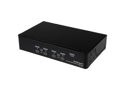 StarTech 4 Port USB DisplayPort KVM Switch with Audio - SV431DPUA