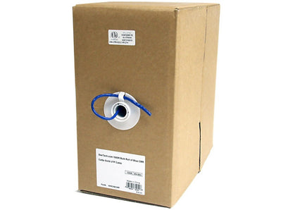 StarTech 1000ft Cat5e CMR Solid UTP Ethernet Cable - Blue, TAA Compliant