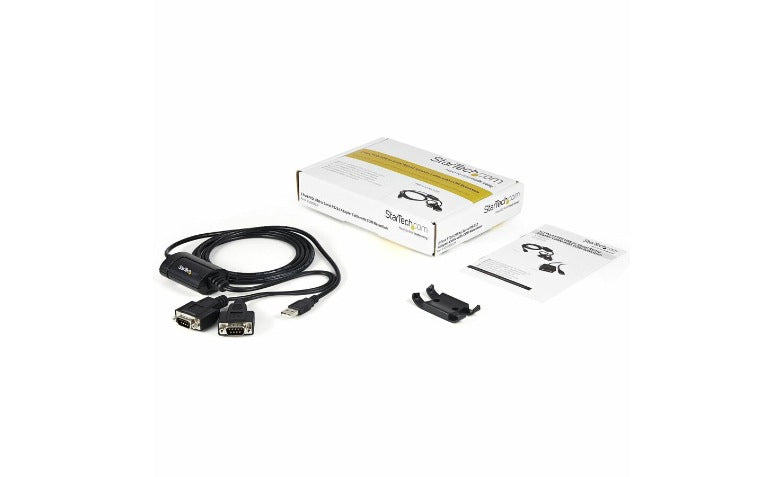 Câble adaptateur StarTech FTDI USB vers série RS232 double port, 1,8 m