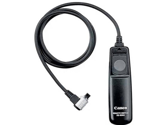 The Canon RS-80N3 Remote Switch allows hands-free shutter control for compatible Canon cameras. Designed with a durable N-3 type connector and manufactured in Japan, it ensures precise image capture without direct camera contact. TAA compliance makes it suitable for government and enterprise use.
