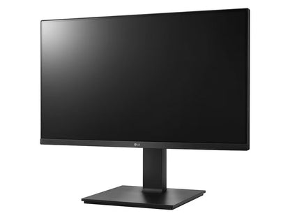The LG 24BP450Y-I is a 23.8-inch Full HD IPS monitor designed for professional environments, featuring flexible ergonomics and reliable image performance. It includes HDMI and DisplayPort inputs, anti-glare coating, Flicker Safe technology, and advanced display modes for optimized comfort. Compliant with EPEAT Bronze and EPA 8.0 standards, it's an energy-efficient and eco-conscious solution.
