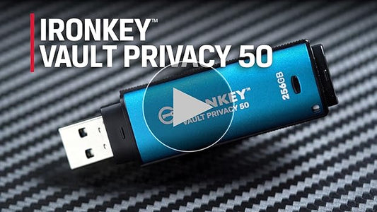 Clé USB cryptée Kingston IronKey Vault Privacy 50 256 Go USB-A
