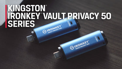 Clé USB cryptée Kingston IronKey Vault Privacy 50 256 Go USB-A