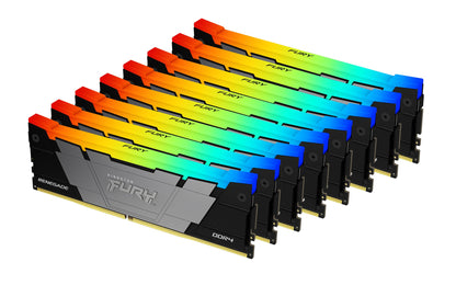 Kingston 256GB DDR4 3200MT/s CL16 DIMM Kit (8x32GB) FURY Renegade RGB