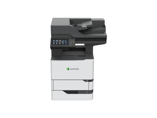 The Lexmark MX721adhe TAA LV with CAC is a high-speed monochrome laser multifunction printer designed for enterprise workloads. With print speeds up to 65 pages per minute, integrated duplex printing, and robust security protocols, it is built to optimize efficiency in high-volume environments. This model includes a 7-inch color touchscreen and supports advanced document handling features, making it ideal for industries requiring TAA compliance and CAC integration.