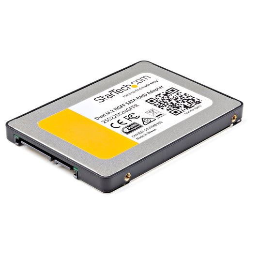 StarTech Dual M.2 SATA SSD to 2.5" RAID Adapter - 25S22M2NGFFR
