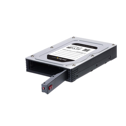 Boîtier adaptateur StarTech pour disque dur/SSD SATA 2,5" vers 3,5" - Noir/Argent