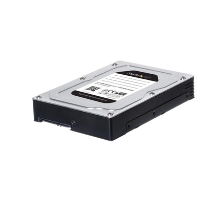 Boîtier adaptateur StarTech pour disque dur/SSD SATA 2,5" vers 3,5" - Noir/Argent