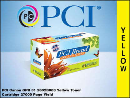 Cartouche de toner cyan Canon GPR-31, rendement de 27 000 pages