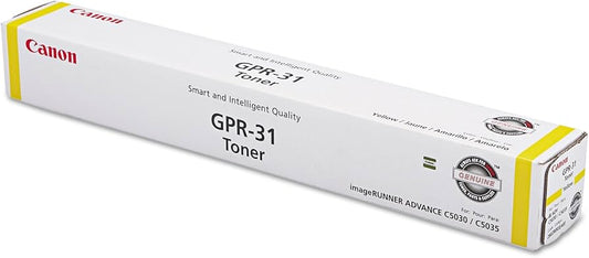 Cartouche de toner jaune Canon GPR-31, rendement de 27 000 pages