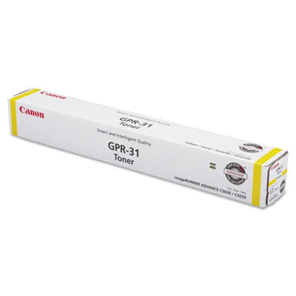 Cartouche de toner jaune Canon GPR-31, rendement de 27 000 pages