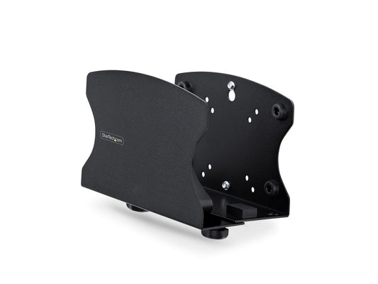 PC WALL MOUNT BRACKET, SUPPORTS DESKTOP COMPUTERS UP TO 40LB, TOOLLESS WIDTH ADJUSTMENT 1.9-7.8IN, HEAVY-DUTY STEEL, CPU HOLDER/SHELF, FOR SFF/UPS