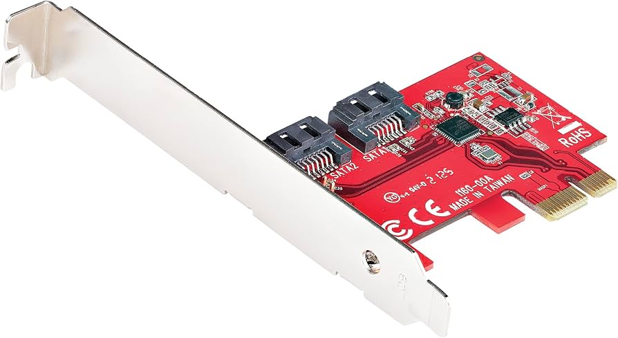StarTech 2-Port SATA III 6Gbps PCIe 2.0 Expansion Card