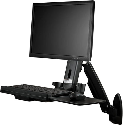 StarTech Wall Mount Workstation with VESA and Articulating Arm
