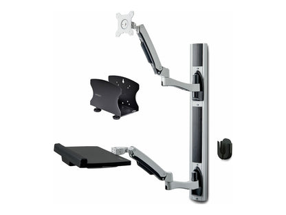 StarTech Wall Mount Workstation with VESA and Articulating Arm