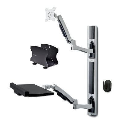 StarTech Wall Mount Workstation with VESA and Articulating Arm